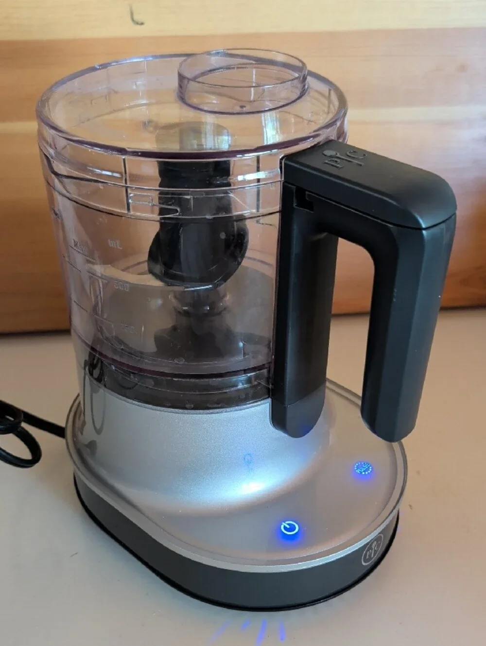 Pampered Chef Silver and Gray Electric Twist Chop Food Processor W/ Pamphlets.🌟